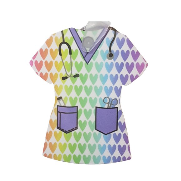 SESAME STREET Scrub Top & 2 Handmade Scrub top key chains - Scrub Top Collection - Picture 10 of 14